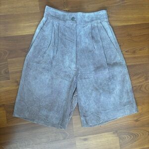 Vintage Leather Shorts by Wilson’s